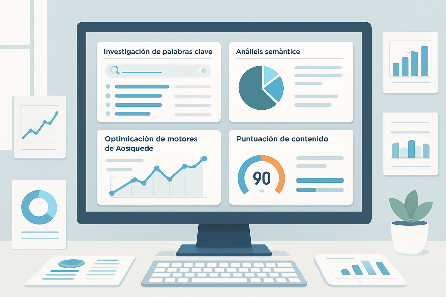 Herramientas SEO alternativas a Surfer con interfaz en español