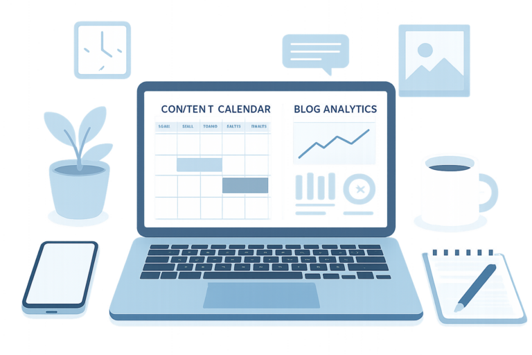 Estrategia de frecuencia de publicación en blog SaaS con calendario editorial